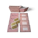 CONTENU DU COFFRET : Comprend 1 boîte de rangement élégante et 50 cartes d'amour à gratter personnalisables. Format compact et pratique, facile à offrir et à conserver.