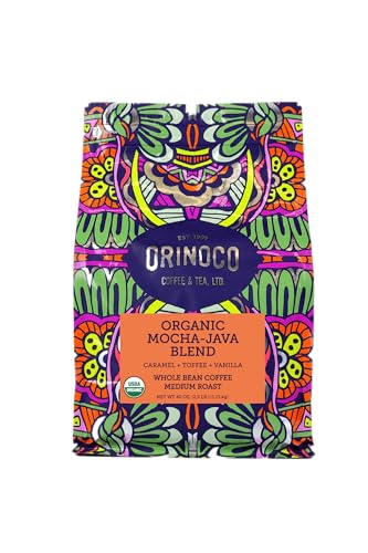 Orinoco Organic Mocha-Java Blend 2.5lb bag, Medium Roast