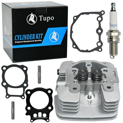 Tupo Top End Cylinder Head Kit Compatible with Honda Rancher350 TRX350 FA TRX 350 FM TRX350TE TRX350TM Rancher 350 2000 2001 2002 2003 2004 2005 2006 13010-HN5-671