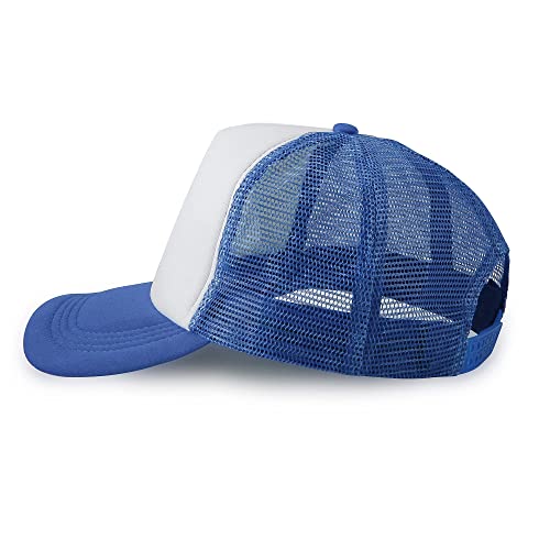 EIKOU Gravity Falls Mabel's Pink Dipper Hat - Aqua Blue Pine Embroidered - Comes with The Necklace4