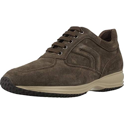 Geox - Sneaker Happy in camoscio Darke Taupe
