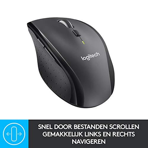 Logitech M705 Marathon Draadloze Muis, 2,4 GHz USB Unifying-Ontvanger, 1000 DPI, 5 Programmeerbare Knoppen, 3 Jaar… - Afbeelding 4