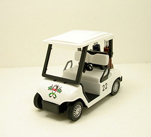 🏌️ KiNSFUN SetOf2 Golf Cart 4½" Die Cast Metal Model Pullback Action Toy ⛳ - Thumbnail 6