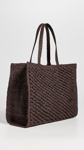 Bolso Tote Grande con Punto Crochet Popcorn para Mujer miniatura 3