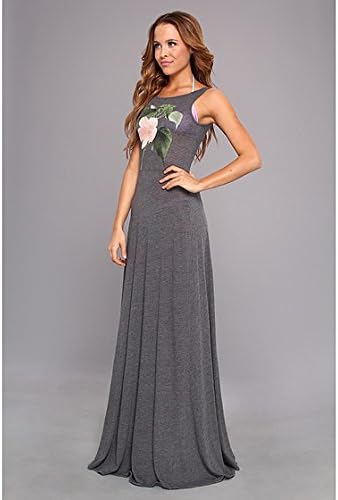 Wildfox Women's Hibiscus Pink Shipwrecked Maxi Dirty Black LG