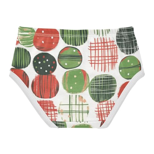 GuoChe Organic Cotton Panties Breathable Triangle Panties Organic Underpants for Toddler in Sizes 2T,3T, 4T, 5T, 6Y and 8Y2