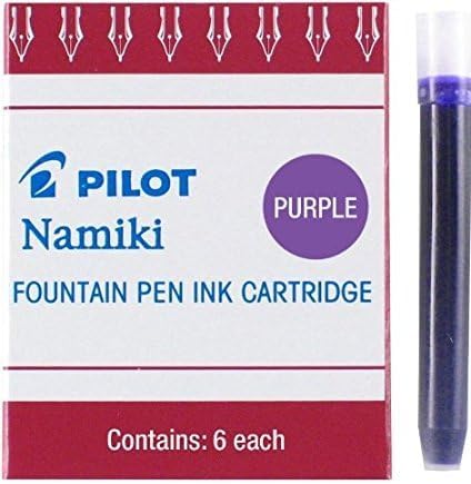 Pilot Namiki IC50 Fountain Pen Ink Cartridge, Purple, 6/Pk (Total 36) (69004)