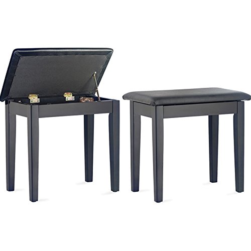 Stagg PBF23 Bkp Sbk per pianoforte, con vano portaoggetti – nero lucido