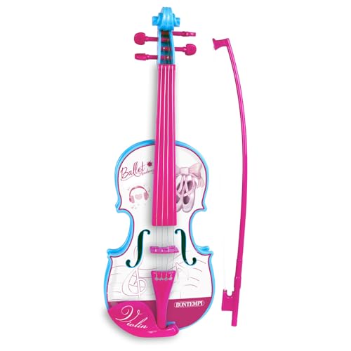 Bontempi | SonicViolin - Violino Elettronico per Esprimere la Tua Armonia Creativa, Rosa