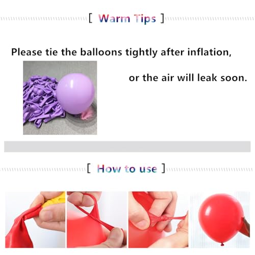 Image of 5 inch Pastel Purple Party Balloons, 100 pcs Mini Macaron Purple Latex Balloons for Birthday Wedding Baby Shower Decorations(Pastel Purple)