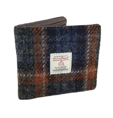 Glen Appin Herren Grau/Schwarz Tartan, Grau mit Rost-Überkaro, Grey with Rust Overcheck,...