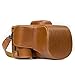 Produktbild MegaGear Nikon D3400 Ever Ready Leder Kamera-Case mit Trageriemen und Batteriezugang Hellbraun MG858