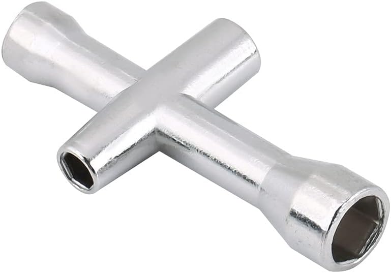 Cross Wrench Tool Versatile Hexagon Wrench Accessory Tools Socket Spanner for M2 M2.5 M3 M4 Screws and Nuts