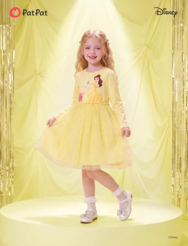 Image of Disney Girls' Tulle Tutu Dress Birthday Party Outfit Toddler to Big Kid