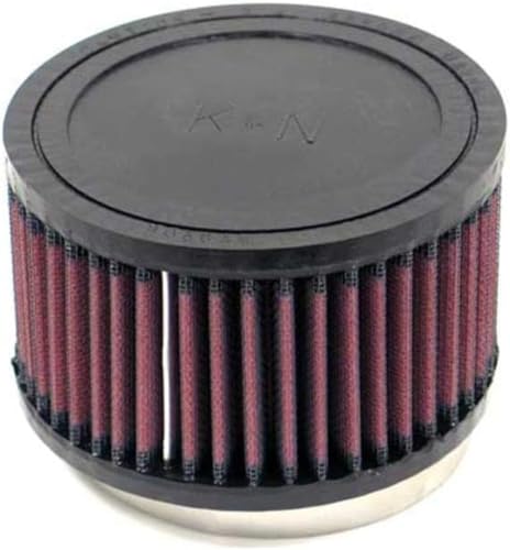 Image of K&N High-Flow Original Lifetime Universal Clamp-On Air Filter: High Performance, Premium, Washable: Flange Diameter: 3.5 In, Filter Height: 3 In, Flange Length: 0.625 In, Shape: Round, RU-1790