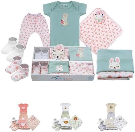 Kit 6 Peças Maternidade Enxoval Bebes Roupas Para Recem Nascido (...