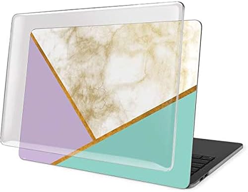Skinit Case + Skin Compatible with MacBook Pro 15in (2016-19) Originally Designed Angled Marble Design