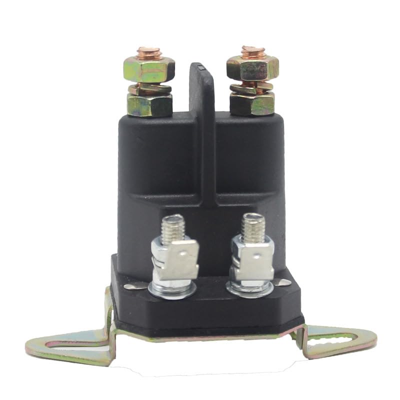 435-103 Lawn Mower Electromagnetic Relay Lawn Car Start Switch 12V DC 117-1197, BLACK