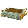 12in x 8in redwood flower box planters crate decorative home garden  urban country home decor