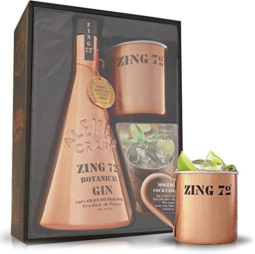 Zing 72 Gin Gift Pack Set, 1 x 70cl