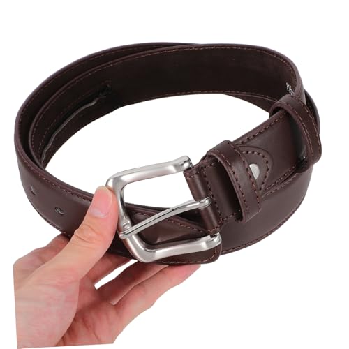 Travel Money Belt for Men PU Hidden Pocket Security Wallet with Buckle Theft Waist Belt Brown Durable Versatile Style for Secure Travel4