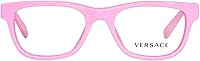 Vista 2 de Versace Kids VK 3325U 5376 - Gafas graduadas cuadradas (plástico, 1.772 in), color rosa