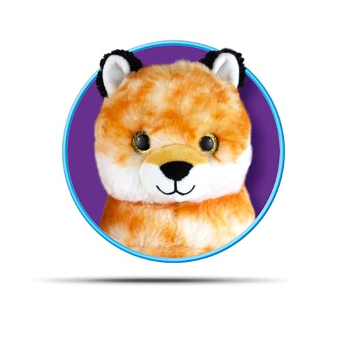 Image of Cloudz Kids Super Soft N' Cuddly Animal Airplane Travel Neck Pillow! Keep Children Comfy and Supported with a Buddy While Traveling or just Resting at Home - Brown Fox