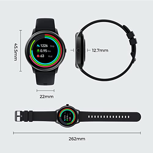 Smartwatch Soundpeats Watch Pro 1 New Upgraded, Spo2 Smart Watch For Men Women, Fitness Tracker 13 Sports Modes Heart Rate Monitor Sleep & Customizable Dials Ip68 Compatible With Iphone Android Phones #TOP7