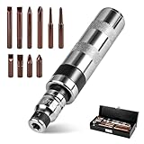 MIGUBIGU 12 pcs Tournevis à Frapper Professionnel 1/2, Tournevis a Cliquet avec Embout, Manual Impact Screwdriver, Tournevi à Choc Manuel pour Retirer les Vis et l'Entretien Automobile