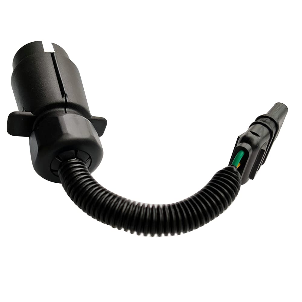 Trailer Conversion Plug Socket 7-pin EU Round Plug to 4-pin US Flat Socket Trailer Accessories Plug Adapter Connector