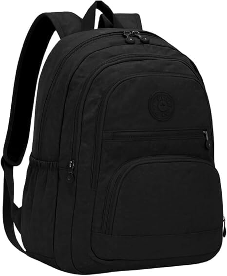 Mochila Feminina Masculina Tactel Notebook Escolar Resistente Grande Costas Juvenil Escola Preta (Preto)