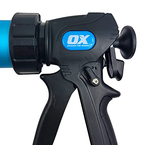 Pistolet à mastic à saucisses Pro Dual Thrust OX-P045560 de 600 ml robuste - 7
