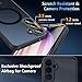 Hensinple Magnetic Case for Galaxy A14 5G Phone Case with Glass Screen Protector,[Compatible with MagSafe], Shockproof Matte Back Cover for Samsung Galaxy A14 5G Case- Black