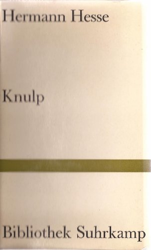 Knulp: Drei Geschichten aus dem Leben Knulps (B... B001JGOJP6 Book Cover