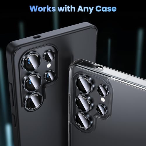 Uyiton for Samsung Galaxy S25 Ultra Camera Lens Protector, Unique Design - image 5