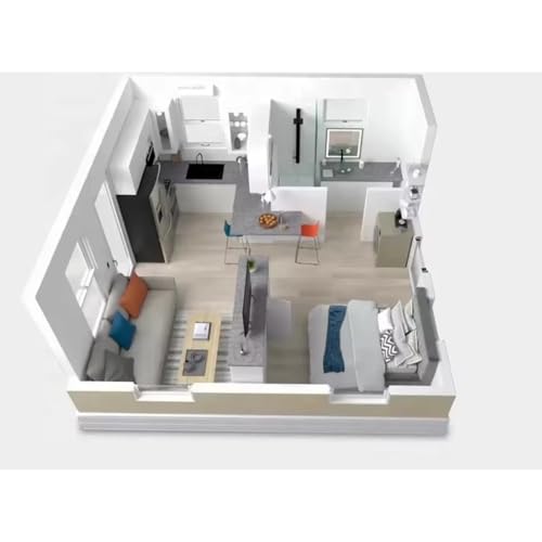 Prefab Tiny Home for Adults, Modular & Foldable Portable House,