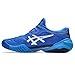 ASICS Men's Court FlyteFoam 3 Novak Tennis Shoes, 10.5, Tuna Blue/Pure Silver