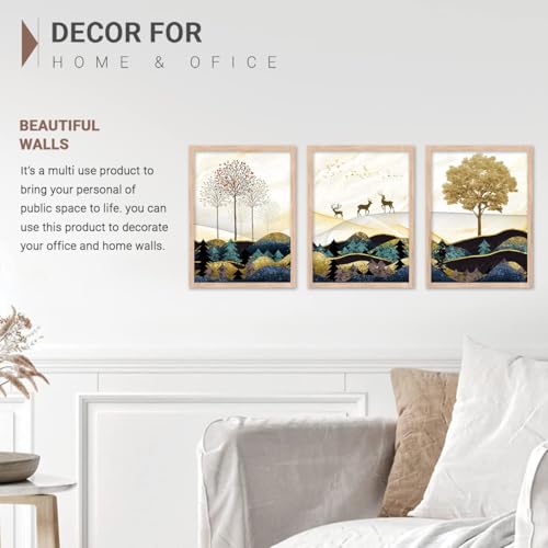 Image of kotart Modern Wall Art Framad Painting for Wall Decoration - Wall Paintings for Living Room, Bedroom - Big Size Wall Painting (Art 11, 13x17 inch)