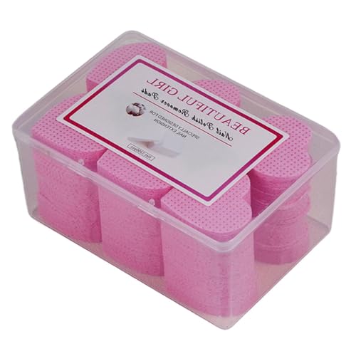 Fiber Towels - Bulk Lint-Free Gel Remover Squares, Parches Higiénicos de Alta Densidad | Gentle Soft Scrubber for Eyelash Extension Glue Cosmetic Wipe Down Home Pedicure