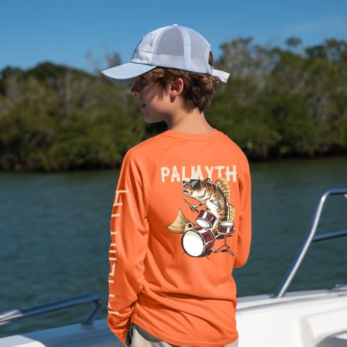 Image of Palmyth Boys Fishing Shirt Long Sleeve UPF 50+ Quick Dry
