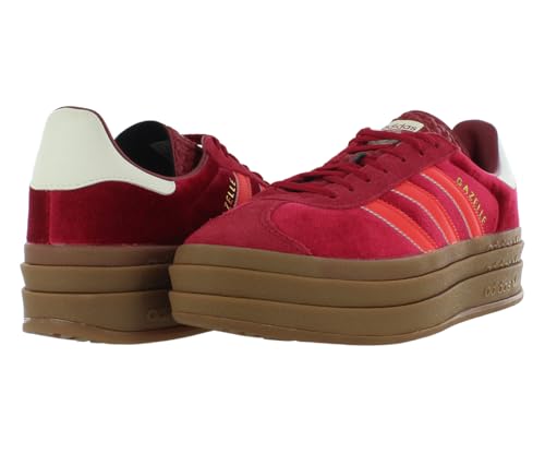 Adidas Originals Gazelle Bold - Women's (IG4388, Red/Ice)2