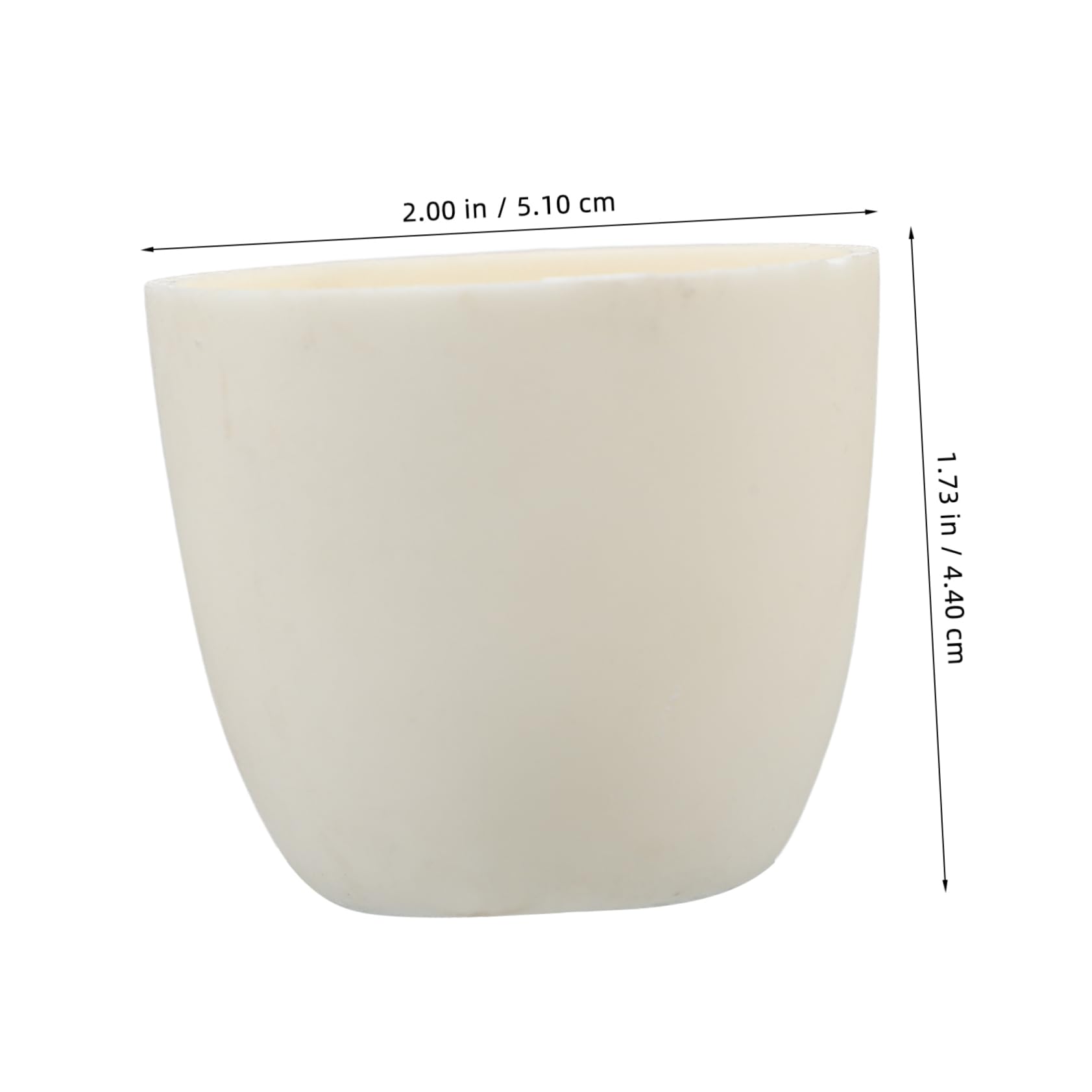 HOMSFOU Crucible Bowl Graphite Crucible Grill Accessories Small Crucible Pot Holder Crucible Dish Grilling Accessories Wax Melting Bowl Crucible Boat Crucible Kit White Aluminum Oxide