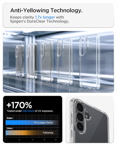 Image of Spigen Ultra Hybrid Case for Samsung Galaxy S26 FE, Crystal Clear