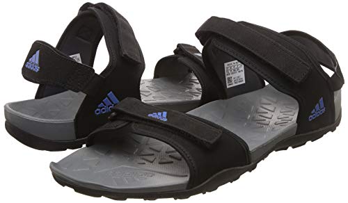 Image of Adidas Hoist Men's Cblack /Grefiv /Traroy Sandals-8 UK /India (42 1 /9 EU)(CJ9027)