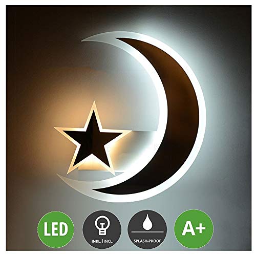 Appliques murales LED en fer, blanc nordique acrylique garçon fille enfant lampe suspendue applique murale moderne minimaliste chambre salon café couloir applique murale