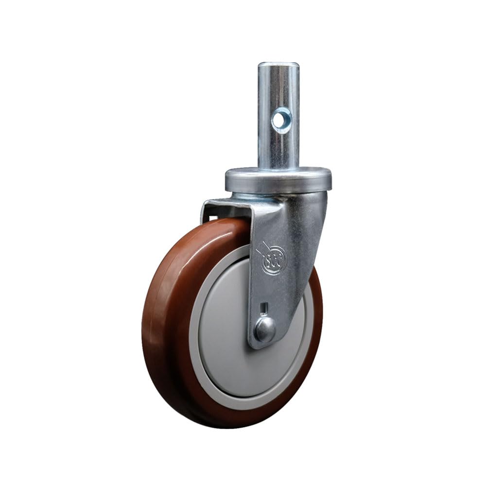 Service Caster Brand Replacement Caster for Magliner Platform Truck and Hand Truck Caster 131040 - Swivel Round Stem Caster with 5