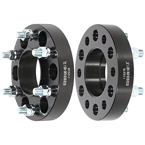 ECCPP 2x 6x135mm hub centric Wheel Spacers 1.25 inch 6 lug 6x135 to 6x135 87mm 14x2.0 Studs fits for F150 for Expedition for Mark LT for Navigator