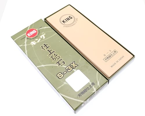 Piedra de afilar King Matsunaga Finishing Sharpening Stone S S-3X Grano Ultra Fins 6000 Sin Base Piedra de Agua Fabricada en Japón Pulido Afeitadora Cuchillas