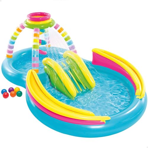 Intex Rainbow Funnel Play Center, aufgeblasene Größe: 295 cm x...