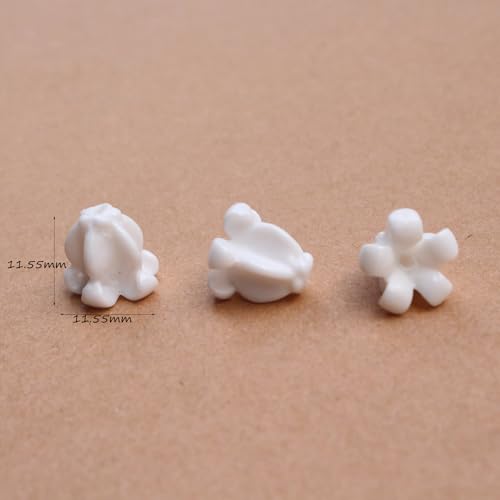 Perles de corail blanc 12 mm pour fabriquer des bijoux souvenirs